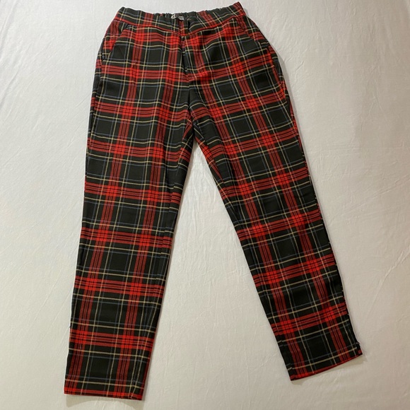 Zara Plaid Cropped Pants - Picture 3 of 6